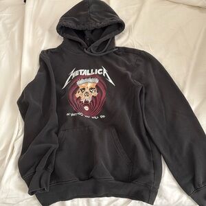 H&M Metallica black hoodie XS